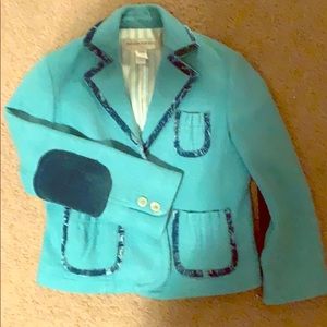 Banana republic elbow pad blazer